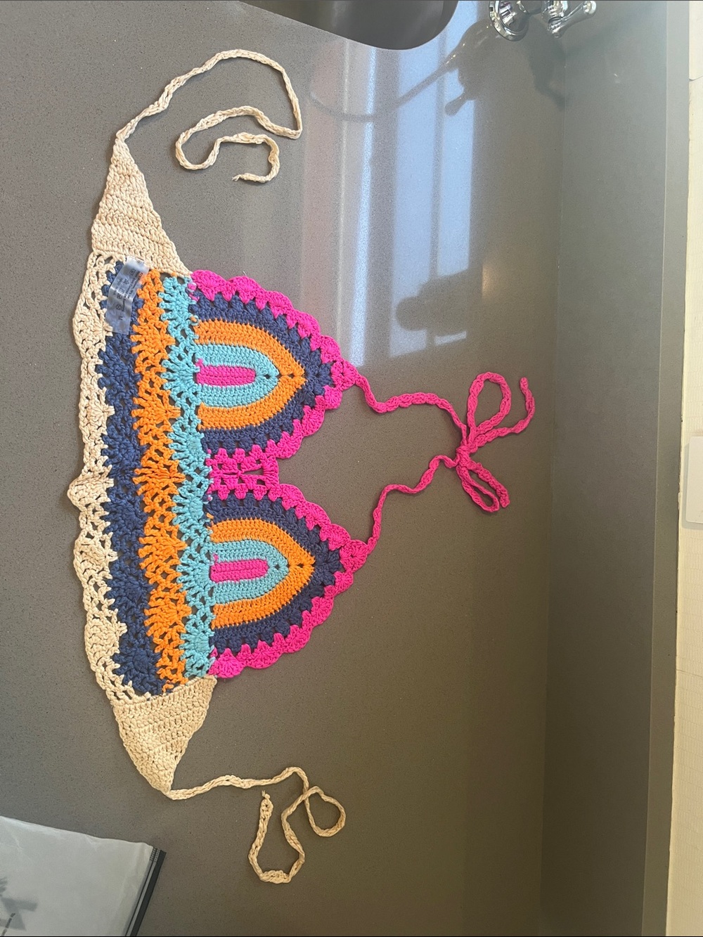 RAVE cute adjustable crochet top